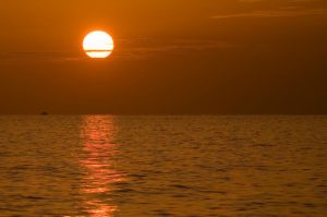 Sunset over Clearwater Beach